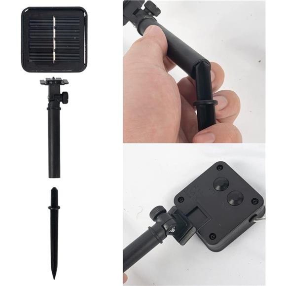 2 Pack Solar String Lights Outdoor, 39.4 FT 120 LED, 8 Modes - Picture 5 of 7